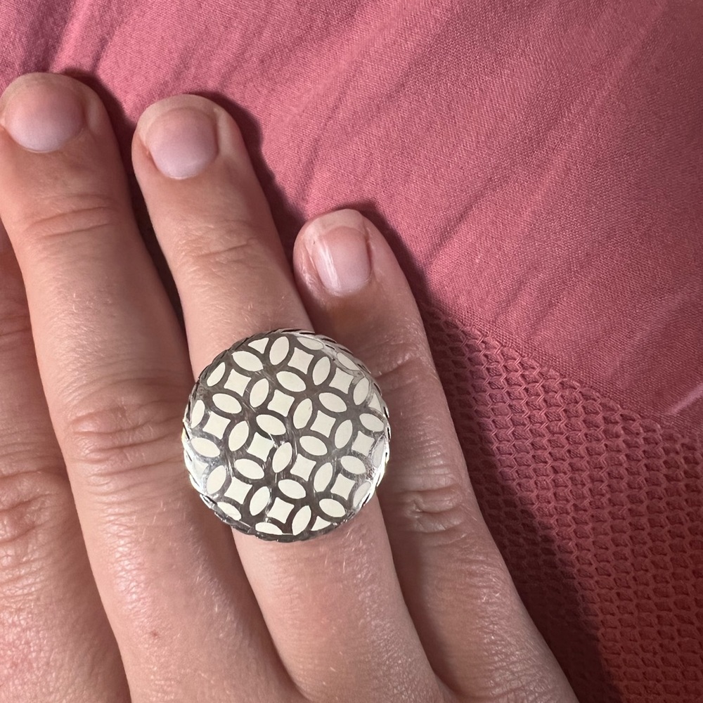 Geometric pattern ring - Picture 4 of 4
